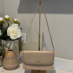 EUC Chloe Beige Leather Shoulder Bag